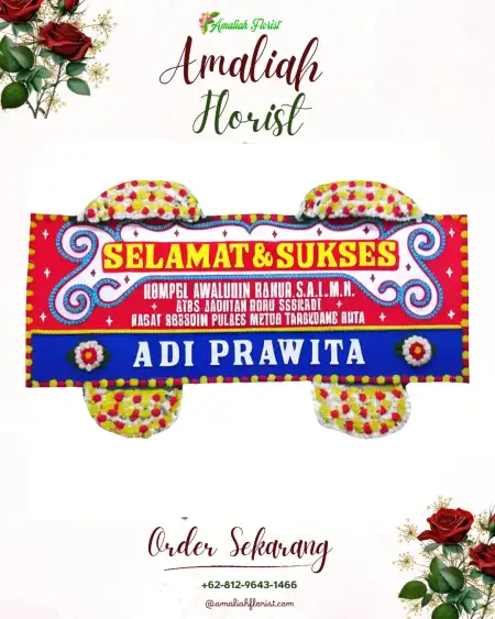 Papan Bunga Ucapan Selamat Sonokulon